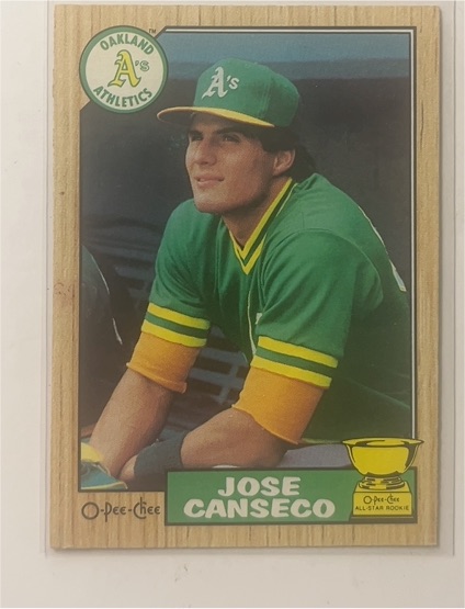 1987 O-Pee-Chee #247 Jose Canseco — front