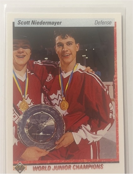 1990-91 Upper Deck #461 Scott Niedermayer — front