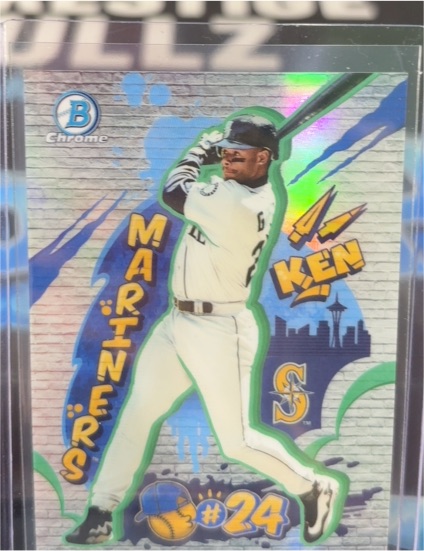 2026 Bowman Chrome #FD-2 Ken Griffey Jr Final Draft — front