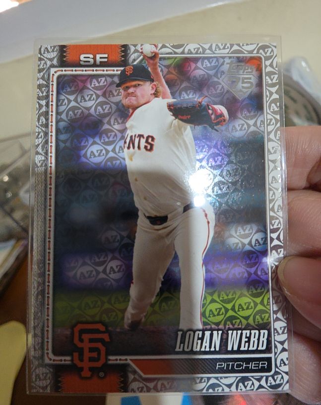 2026 Topps Series 1 #69 Logan Webb — front