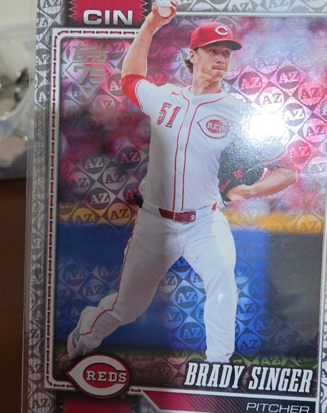 2026 Topps Series 1 Spring Training AZ #282 Brady Singer — front