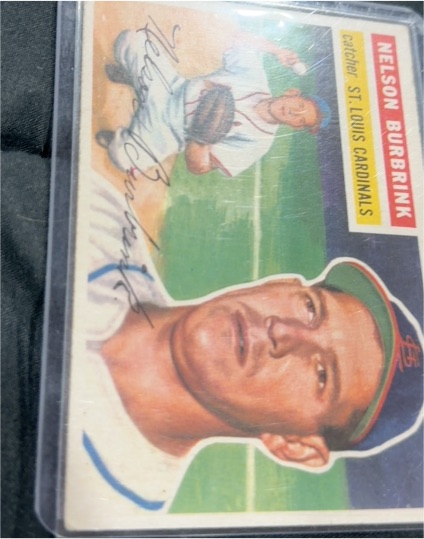 1956 Topps #27 Nelson Burbrink — front