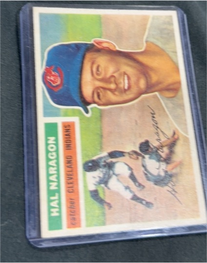 1956 Topps #311 Hal Naragon — front