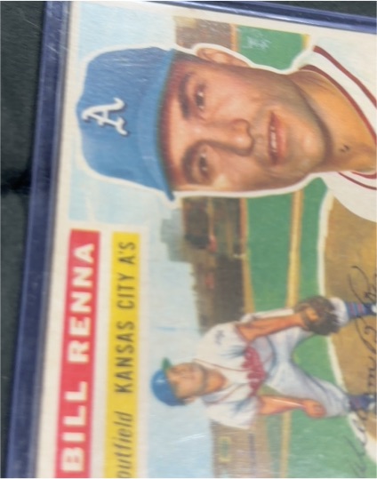 1956 Topps #82 Bill Renna — front