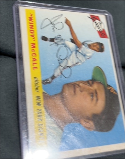 1955 Topps #42 Windy McCall — front