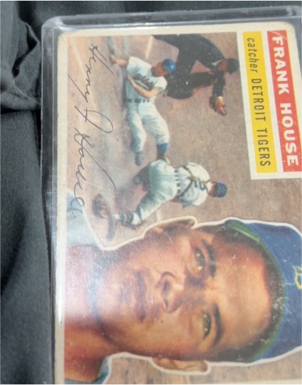 1956 Topps #32 Frank House — front
