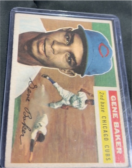 1956 Topps #142 Gene Baker — front