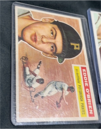 1956 Topps #116 Eddie O'Brien — front