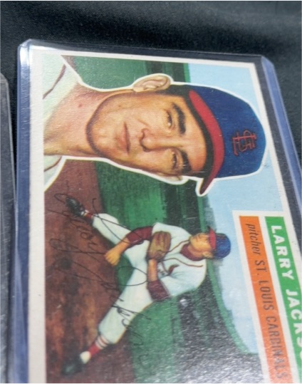 1956 Topps #119 Larry Jackson — front