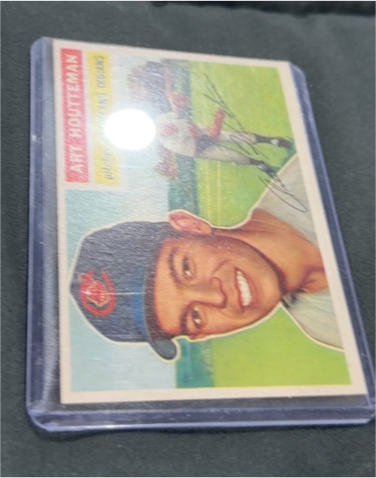 1956 Topps #281 Art Houtteman — front