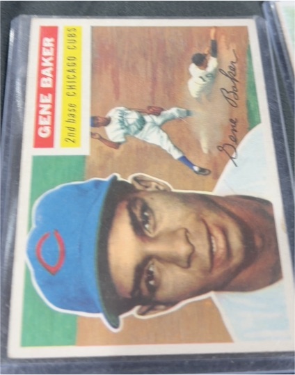 1956 Topps #142 Gene Baker — front
