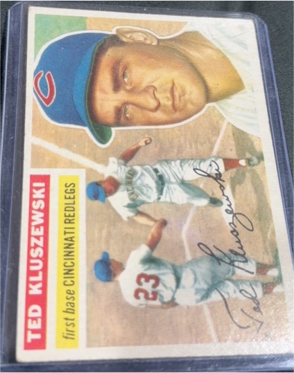 1956 Topps #25 Ted Kluszewski — front