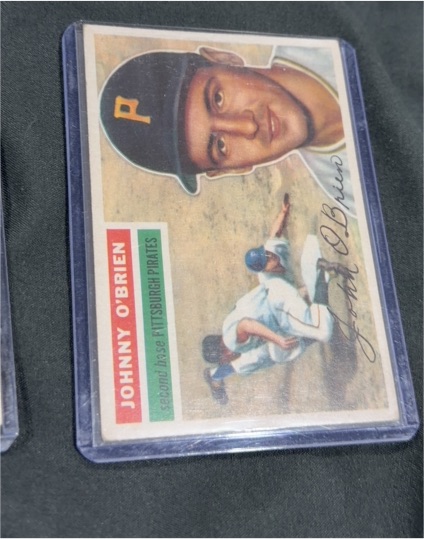 1956 Topps #65 Johnny O'Brien — front