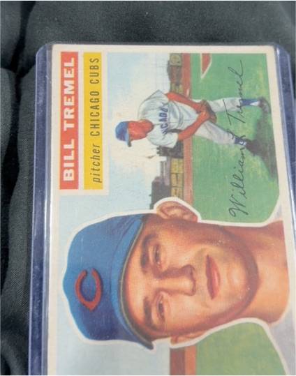 1956 Topps #96 Bill Tremel — front