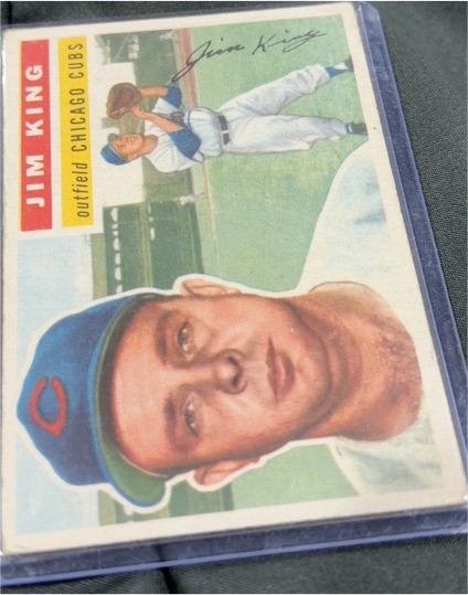 1956 Topps #74 Jim King — front