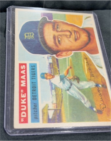 1956 Topps #57 Duke Maas — front