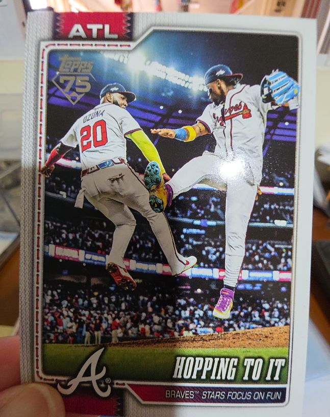 2026 Topps Series 1 #118 Hopping To It Atlanta Braves — front