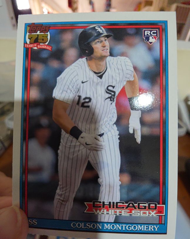 2026 Topps 75th Anniversary #T91-4 Colson Montgomery — front