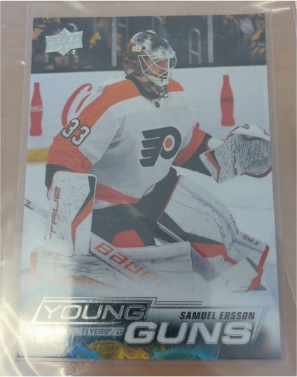 2022-23 Upper Deck Extended Series Young Guns #727 Samuel Ersson — front