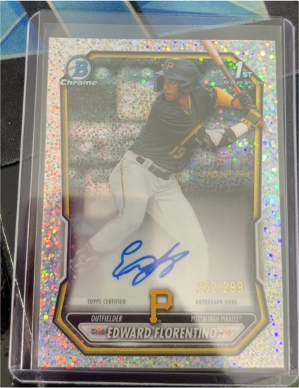 2026 Bowman Chrome #CPA-EF Edward Florentino — front