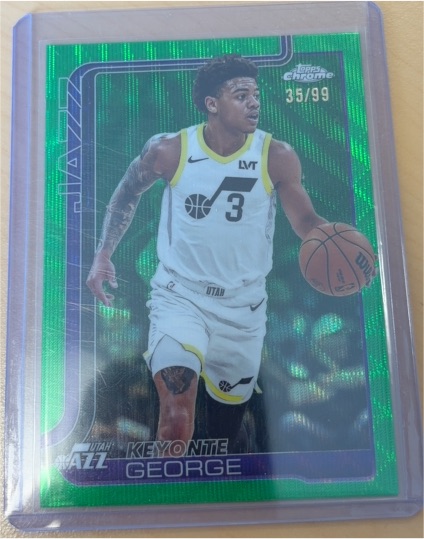 2025-26 Topps Chrome #235 Keyonte George — front