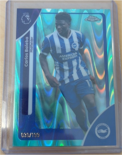 2025-26 Topps Chrome Premier League #46 Carlos Baleba — front