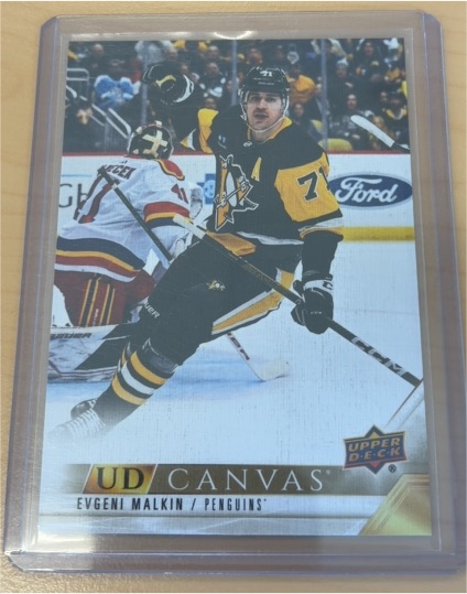 2024-25 Upper Deck Series 1 UD Canvas #C-73 Evgeni Malkin — front