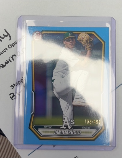 2026 Topps Bowman #BP-112 Jamie Arnold — front