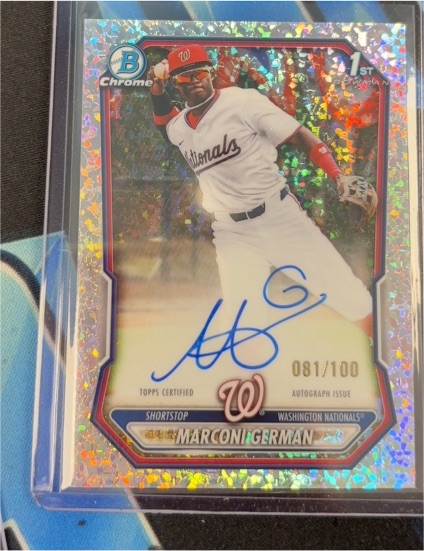 2026 Bowman Chrome #081 Marconi German — front