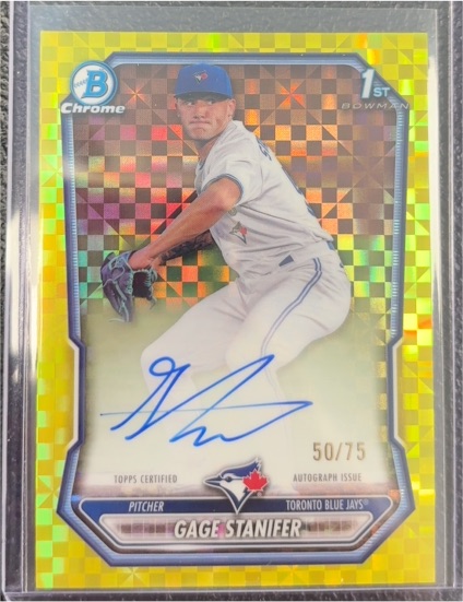 2026 Bowman Chrome #CPA-GS Gage Stanifer — front