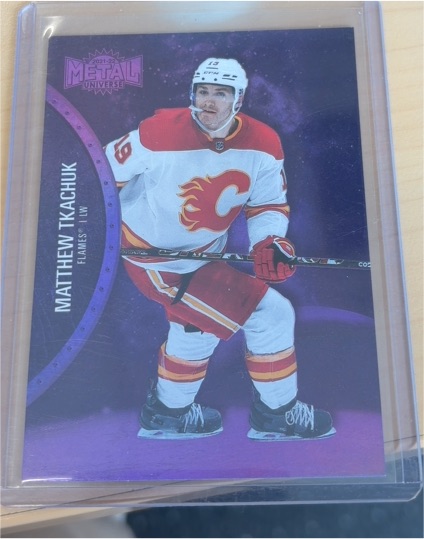 2021-22 Skybox Metal Universe #19 Matthew Tkachuk — front