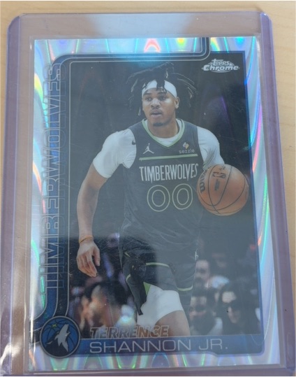 2025-26 Topps Chrome #198 Terrence Shannon Jr. — front