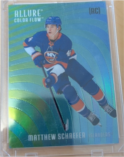 2025-26 Upper Deck Allure Color Flow #CF-MS Matthew Schaefer — front