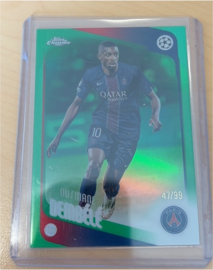 2025-26 Topps Chrome UEFA Champions League #3 Ousmane Dembele — front