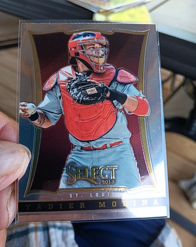 2013 Panini Select #11 Yadier Molina — front