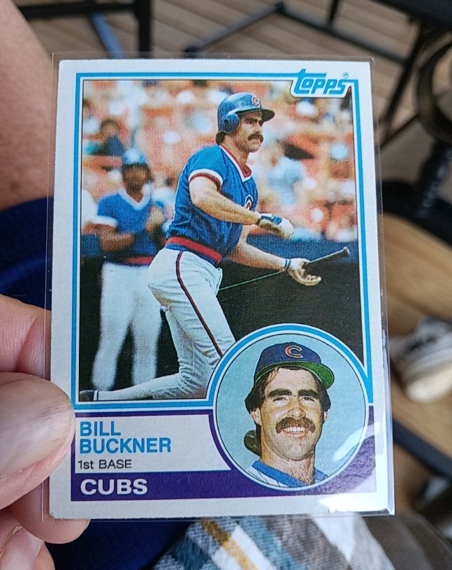 1983 Topps #250 Bill Buckner Chicago Cubs — front