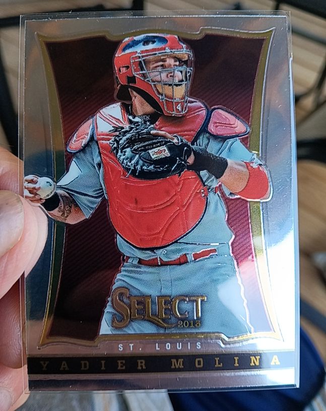 2013 Panini Select #11 Yadier Molina — front