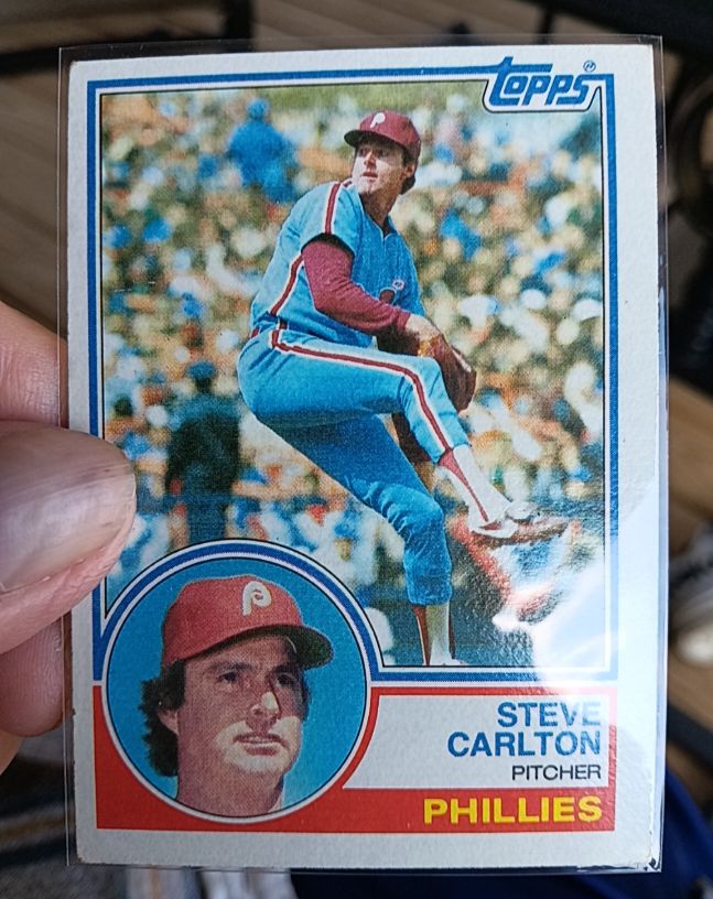 1983 Topps #70 Steve Carlton — front