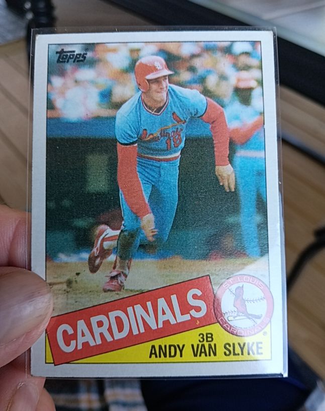 1985 Topps #551 Andy Van Slyke — front