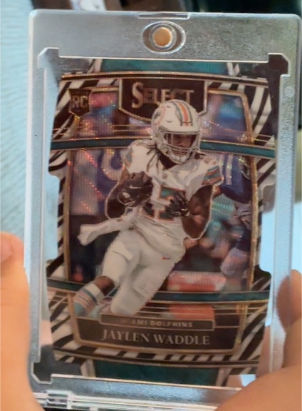 2021 Panini Select #48 Jaylen Waddle — front