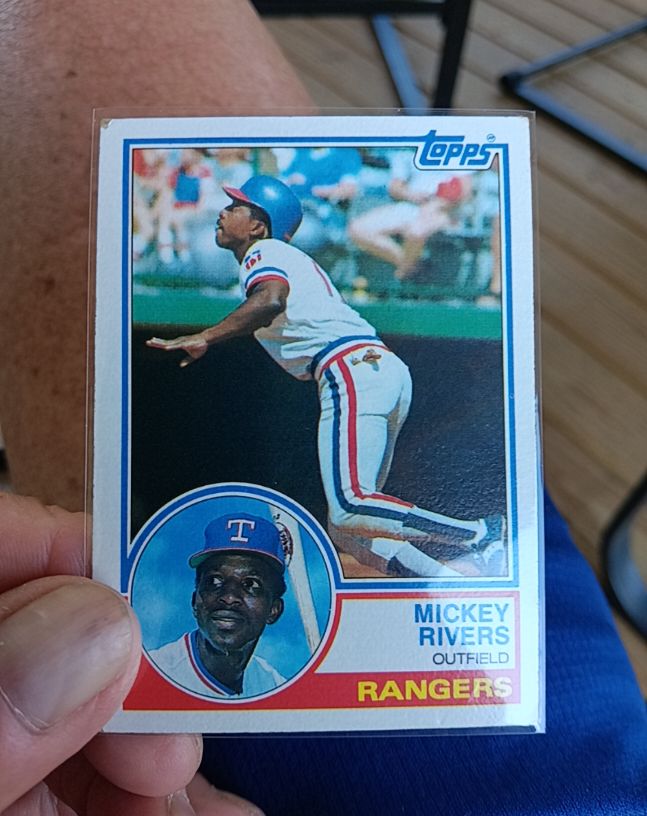 1983 Topps #224 Mickey Rivers — front