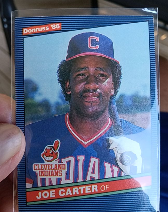 1986 Donruss #224 Joe Carter — front
