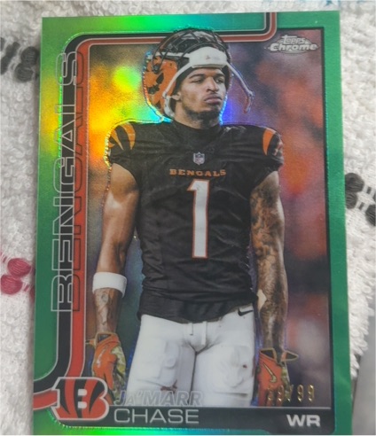 2025 Topps Chrome #58 Ja'Marr Chase — front