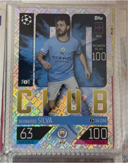 2022-23 Topps Match Attax UEFA Club Competitions #455 Bernardo Silva — front