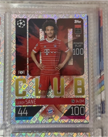 2022-23 Topps Match Attax UEFA Club Competitions #456 Leroy Sané — front
