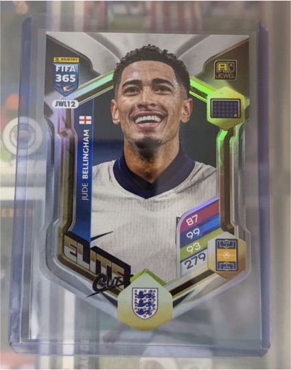 2026 Panini FIFA 365 Adrenalyn XL Elite Cuts Jewel #JWL12 Jude Bellingham — front