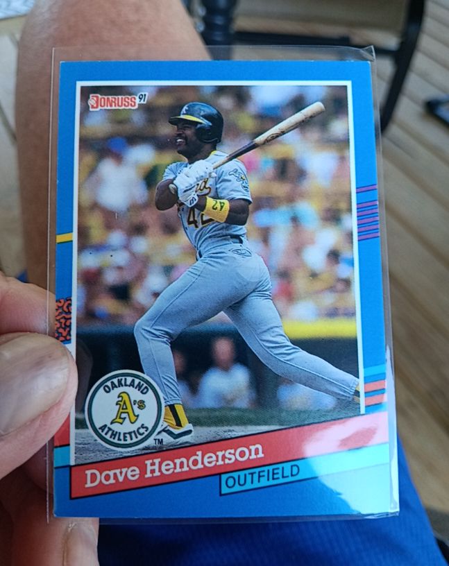 1991 Donruss #326 Dave Henderson — front