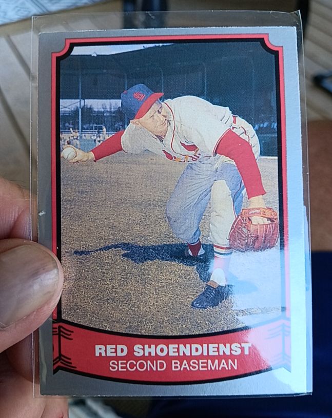 1988 Pacific Legends #2 Red Schoendienst — front