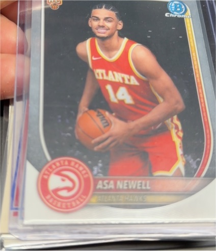 2025 Topps Bowman Chrome #BCV-23 Asa Newell — front