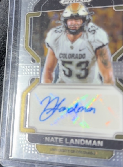 2023 Panini Prizm Draft Picks #RA-NLA Nate Landman — front
